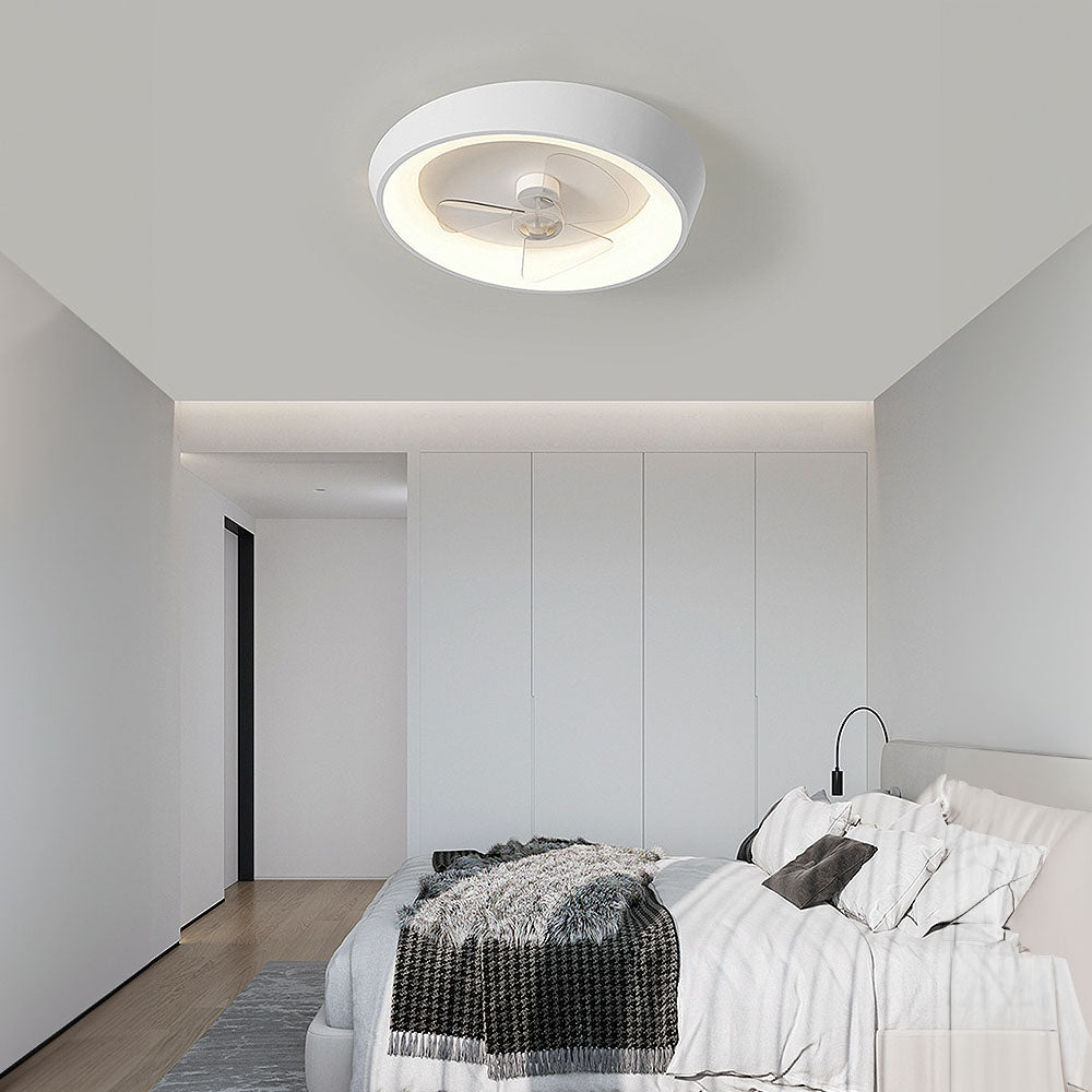 Moderner LED-Deckenventilator mit Licht
