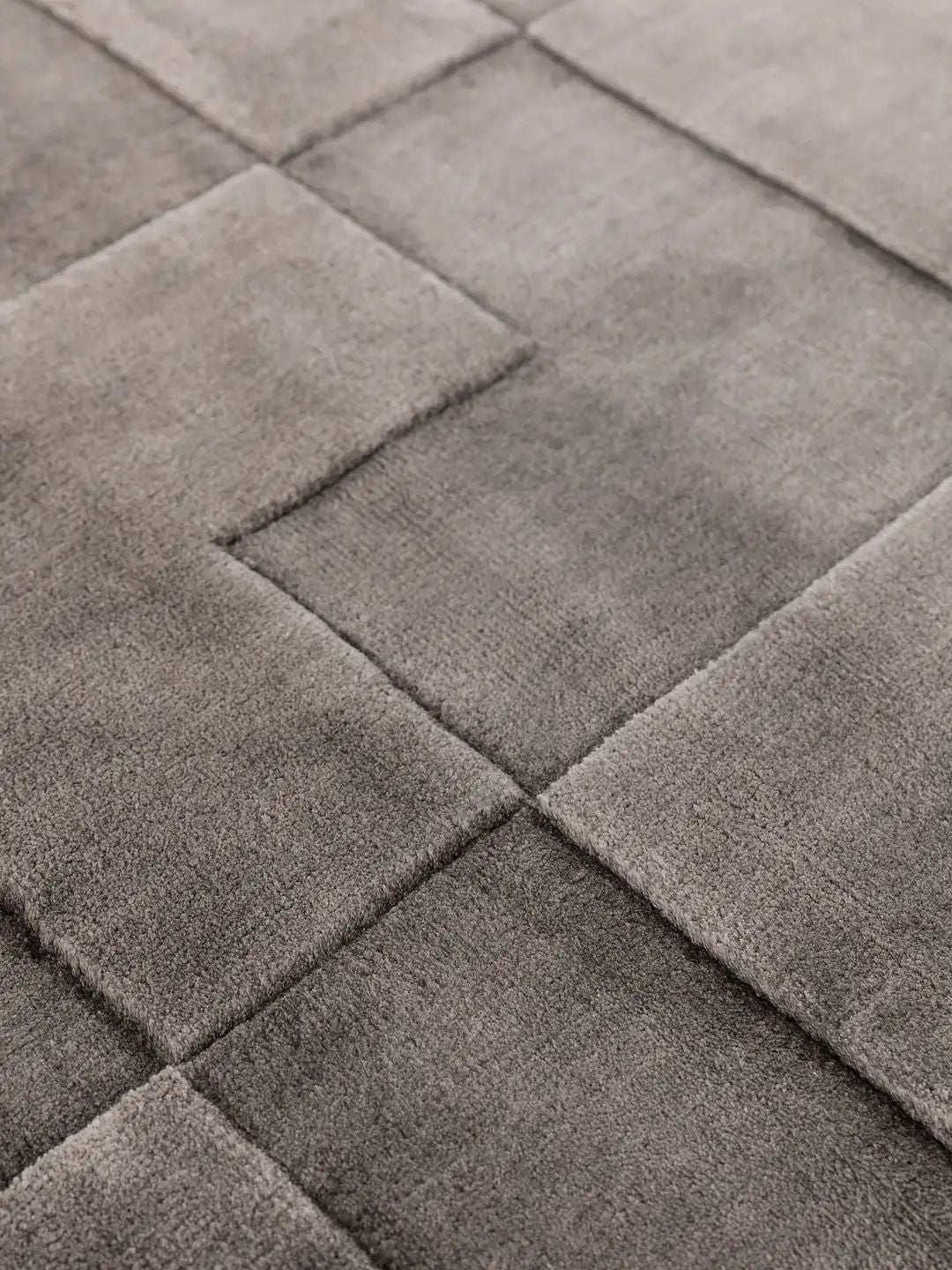 Brauner Lyocell-Teppich für das Wohnzimmer