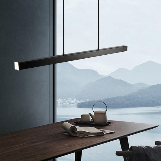 Moderne lineare LED-Pendelleuchte