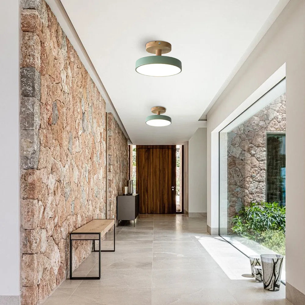 Runde Eisen-LED-Deckenleuchte