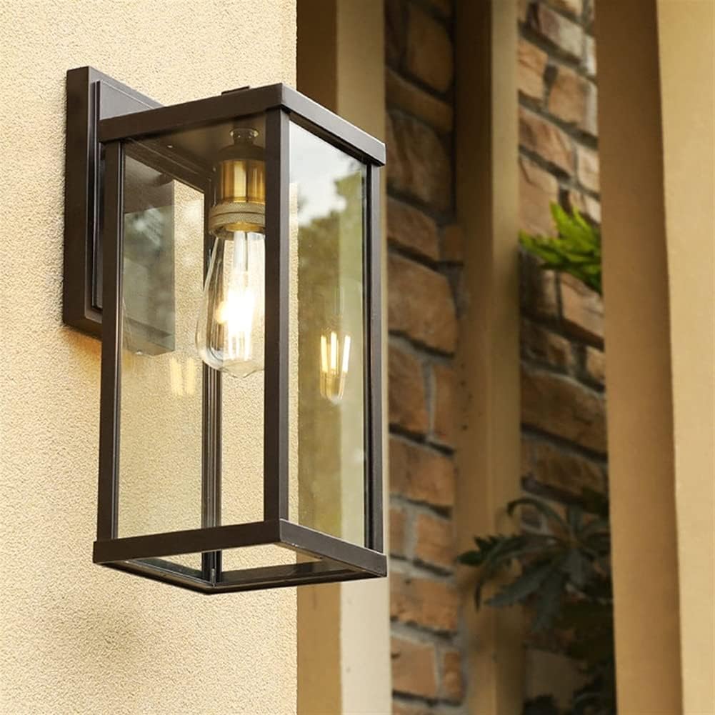 Rechteckige Außenlaterne Wandlampe