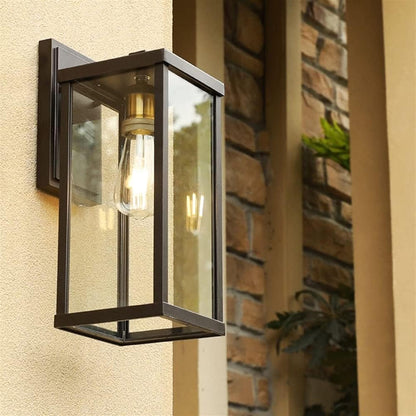 Rechteckige Außenlaterne Wandlampe