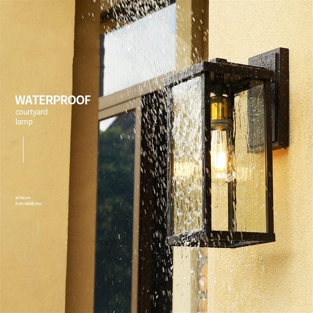 Rechteckige Außenlaterne Wandlampe