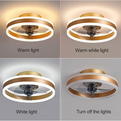 Deckenventilator bündig mit LED-Beleuchtung