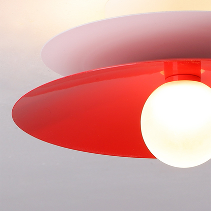 Schlanke runde LED-Deckenleuchte