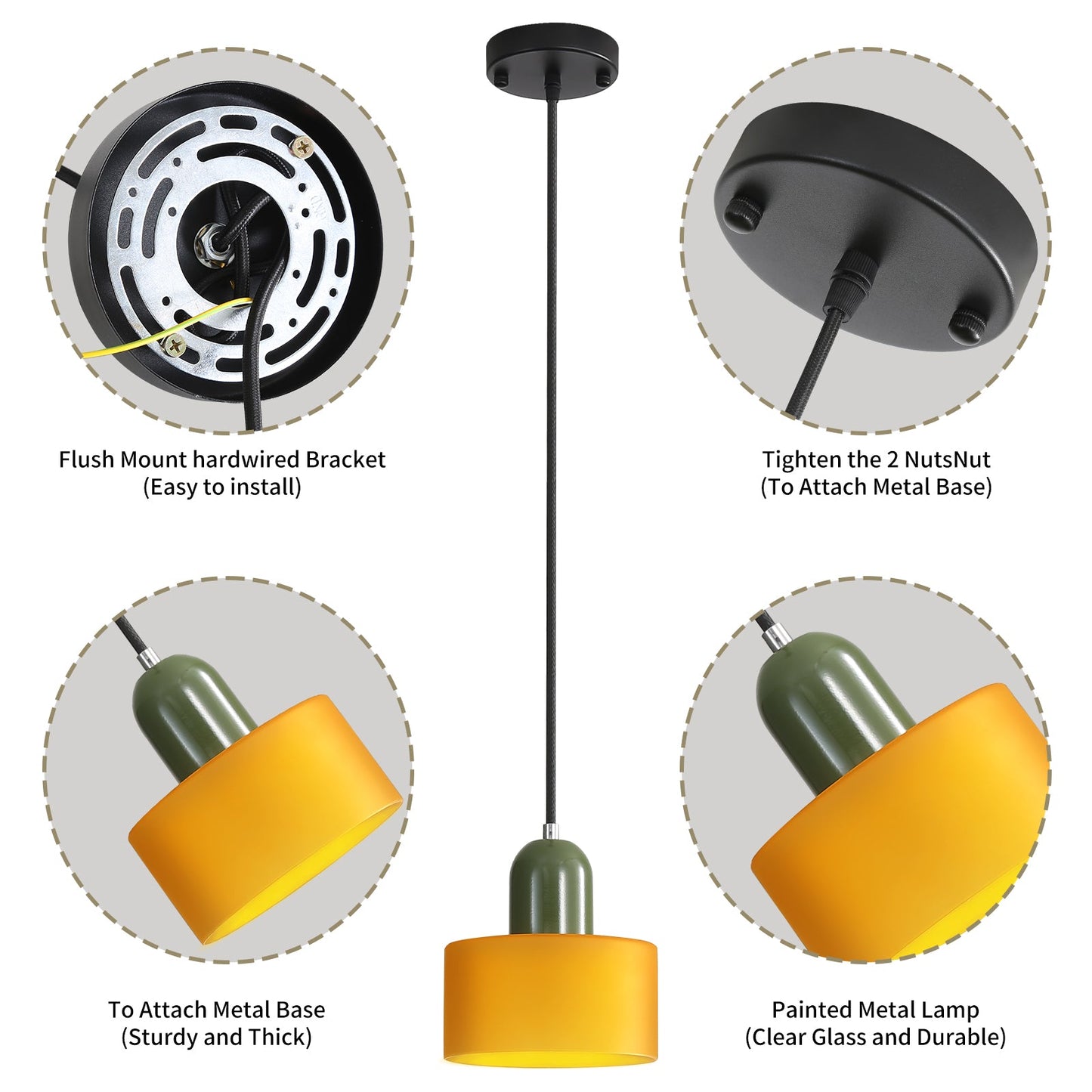 Schlanke Glas-Hängeleuchte