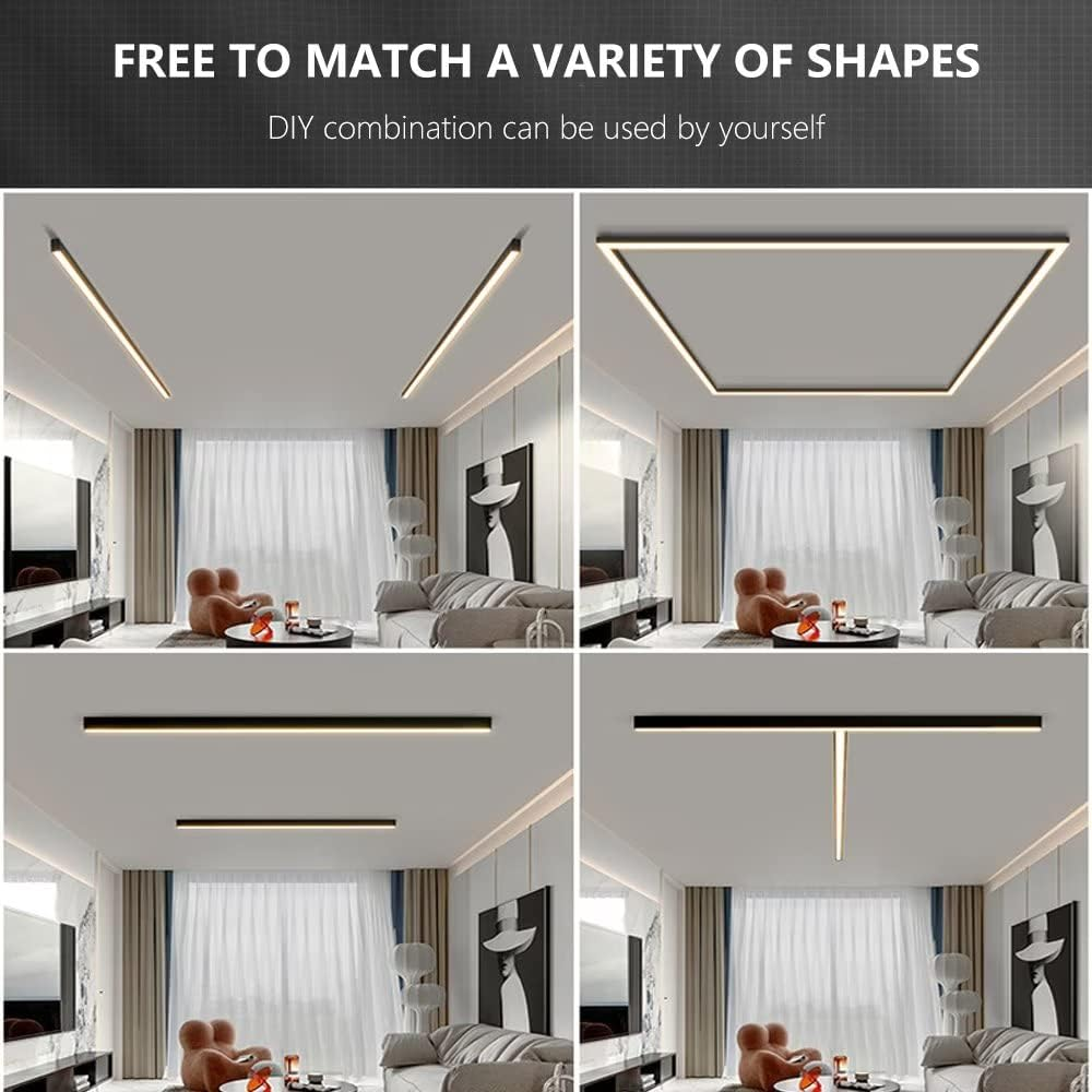 Minimalistische lineare LED-Deckenleuchte