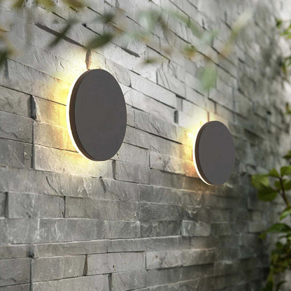 Moderne geometrische LED-Außenwandleuchte