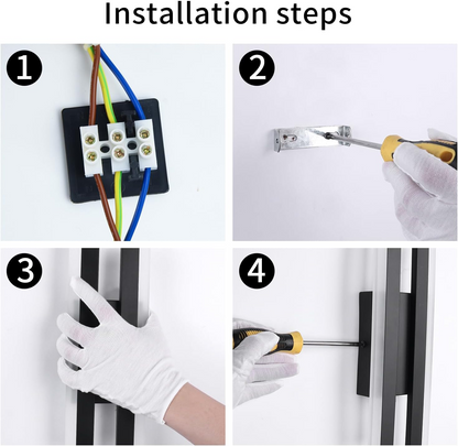 Lange Acryl-LED-Wandlampe