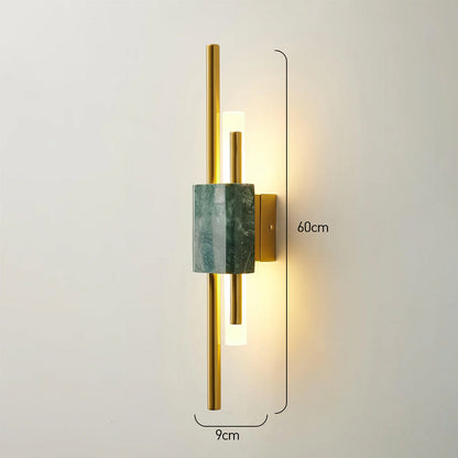 Marmor-Akzent LED-Wandlampe