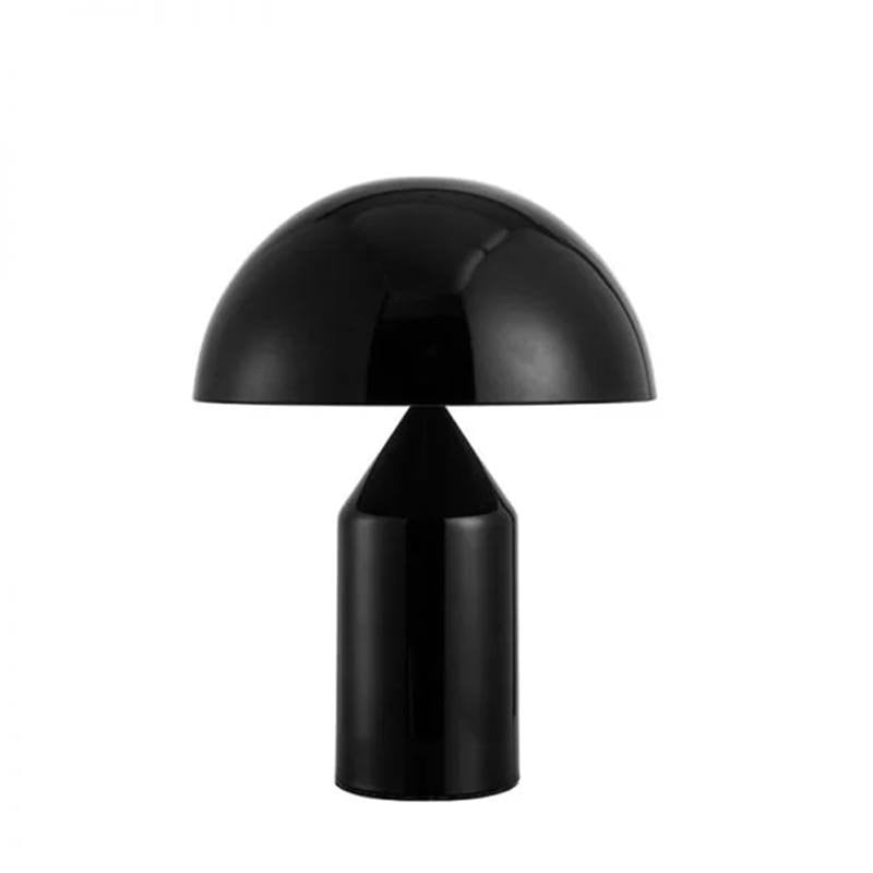 Zephano Messing-Tischlampe im Mid-Century-Stil