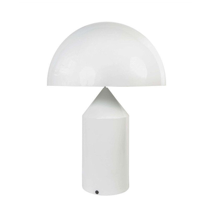 Zephano Messing-Tischlampe im Mid-Century-Stil