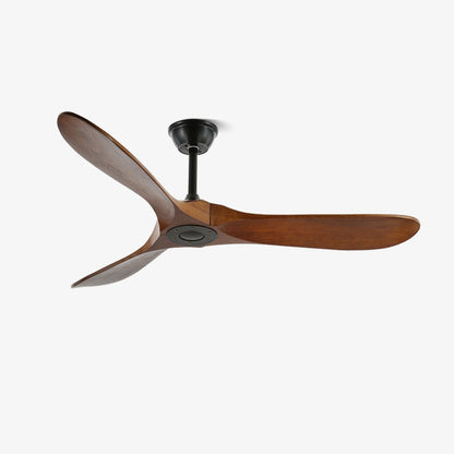 Moderner Deckenventilator aus Holz