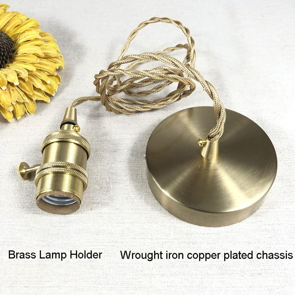 Retro-Blumen-Glas-Hängeleuchte