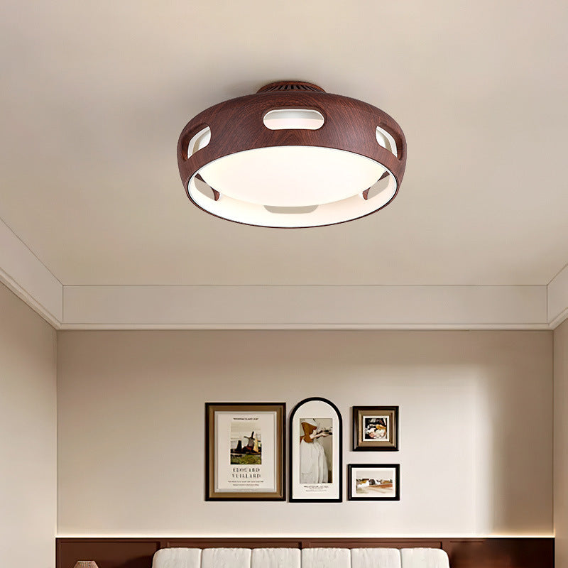 Nordischer bladeless LED-Deckenventilator mit Licht