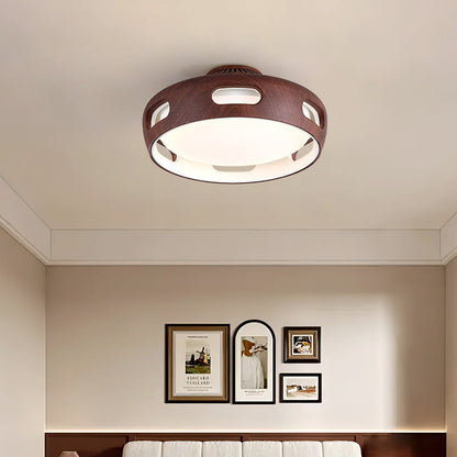 Nordischer bladeless LED-Deckenventilator mit Licht