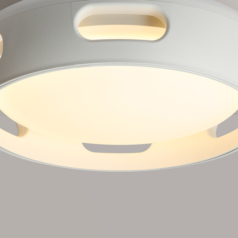 Nordischer bladeless LED-Deckenventilator mit Licht