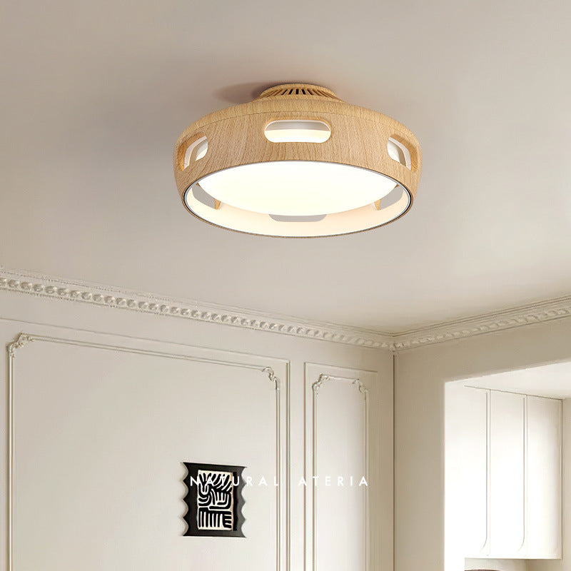 Nordischer bladeless LED-Deckenventilator mit Licht