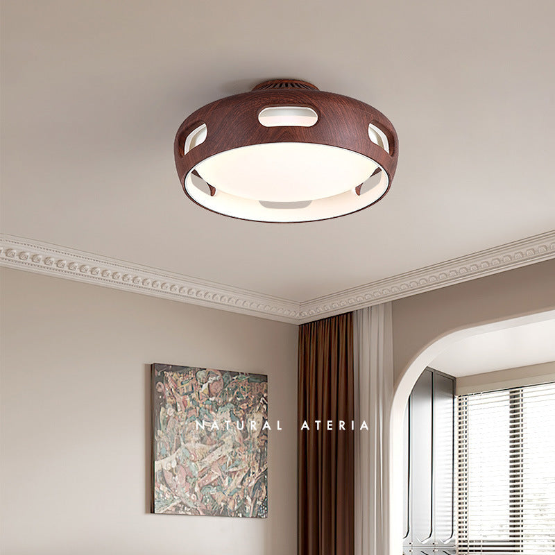 Nordischer bladeless LED-Deckenventilator mit Licht