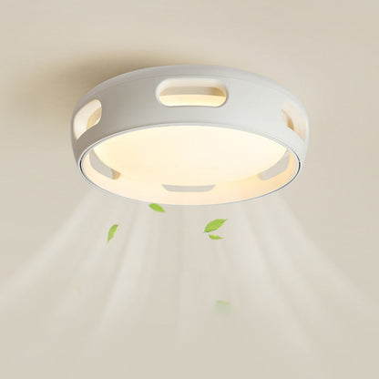Nordischer bladeless LED-Deckenventilator mit Licht