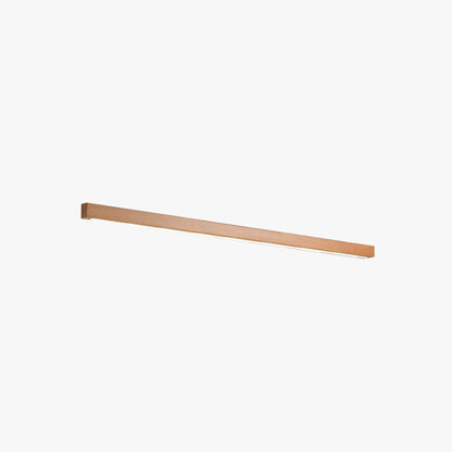 Moderne lineare Wandleuchte aus Holz