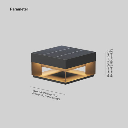 Solar Cube Außenpfostenleuchte