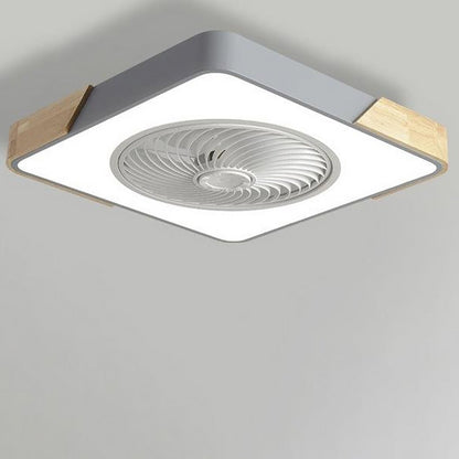Moderner Holz-LED-Deckenventilator mit Licht