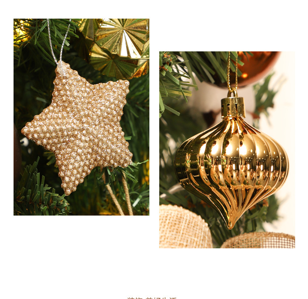 Künstlicher Weihnachtsbaum Canelle im nordischen Baumwollstil
