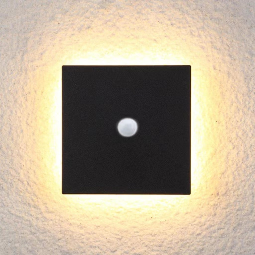 Moderne geometrische LED-Außenwandleuchte