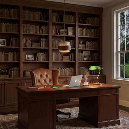 Rustikale Steinhängelampe