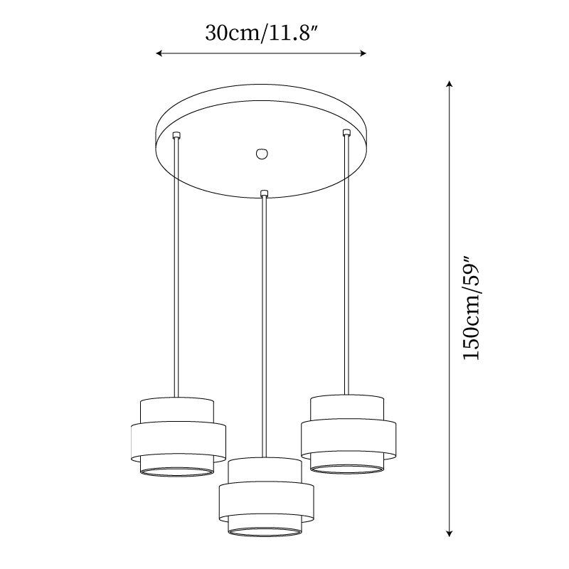 Rustikale Steinhängelampe