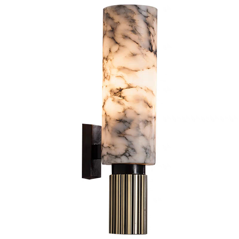 Elegante Marmor-Wandleuchte
