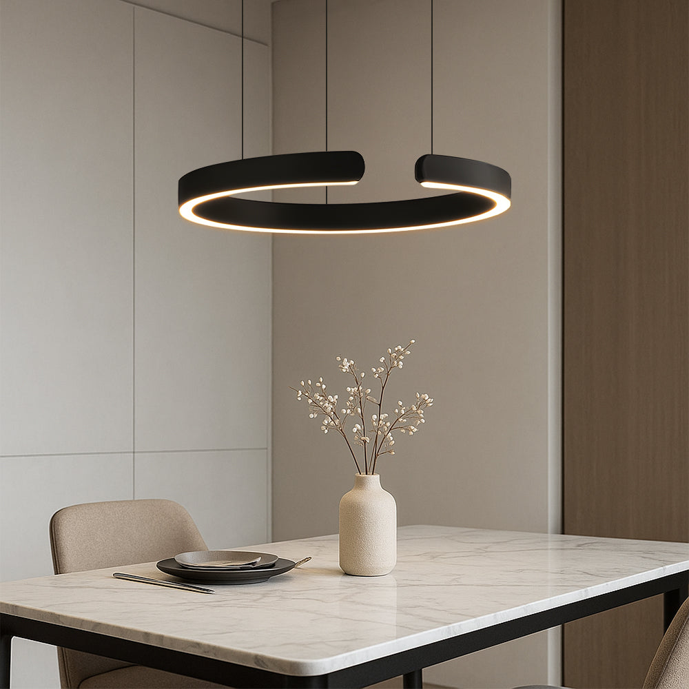 Moderner LED-Ring-Pendelleuchter