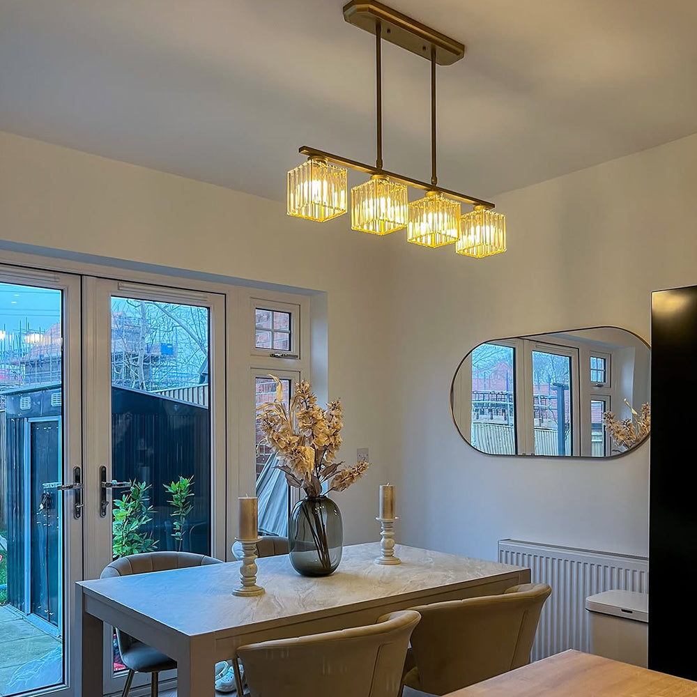 Minimalistisches Licht mit Glasoptik