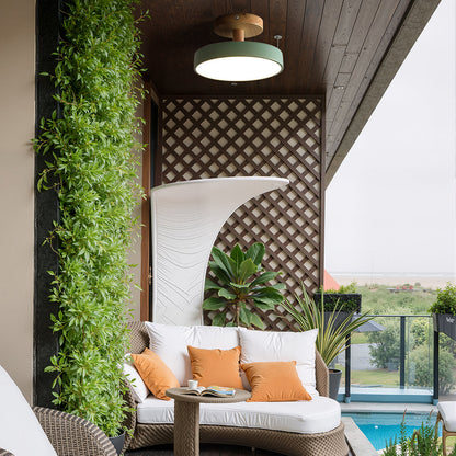 Runde Eisen-LED-Deckenleuchte