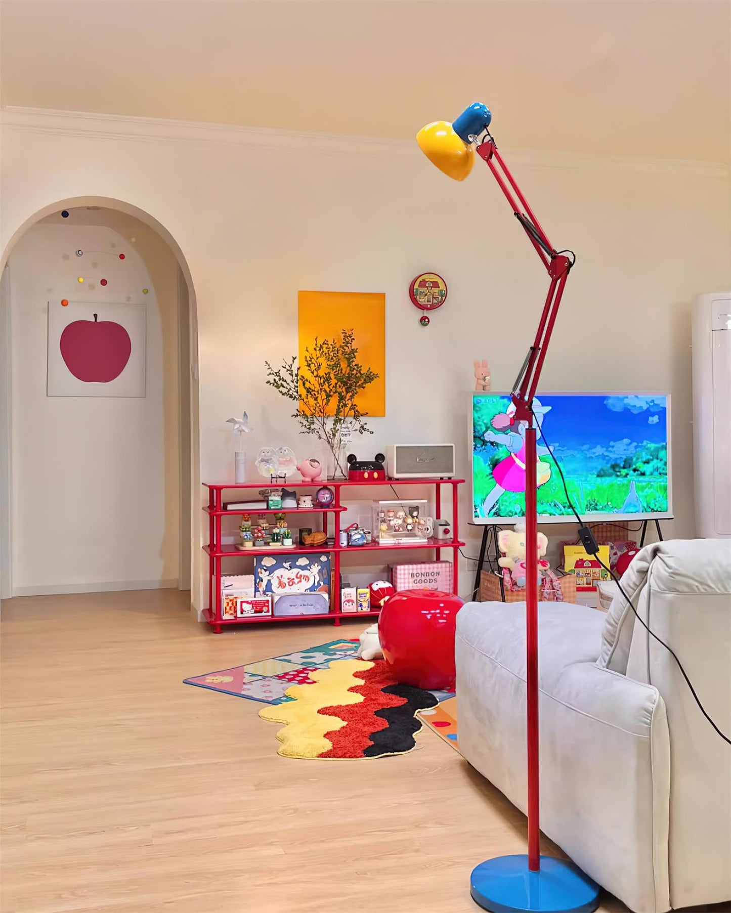 Künstlerische moderne Stehlampe