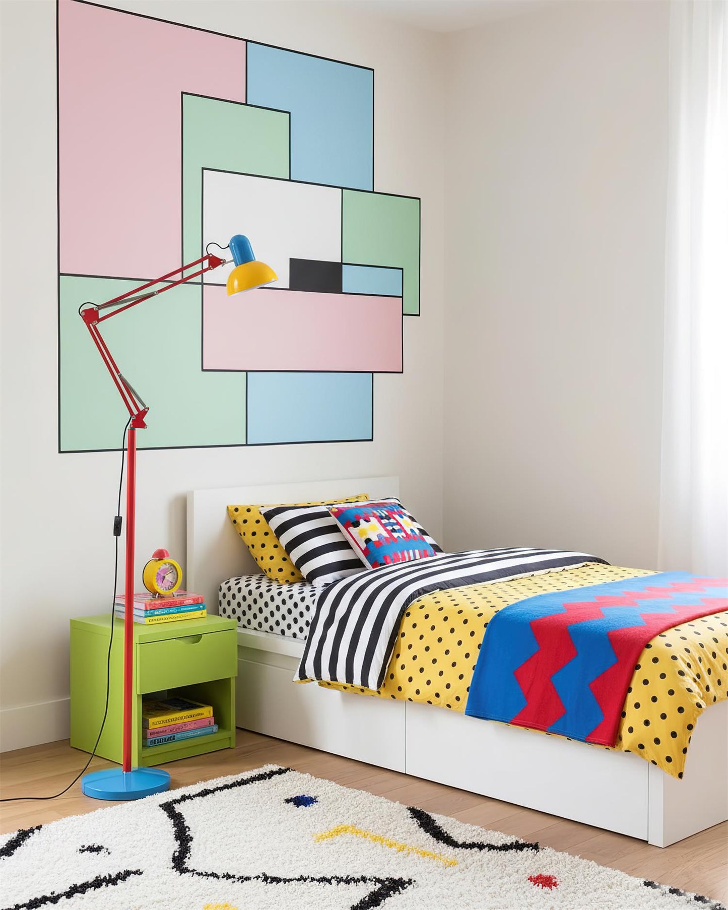 Künstlerische moderne Stehlampe