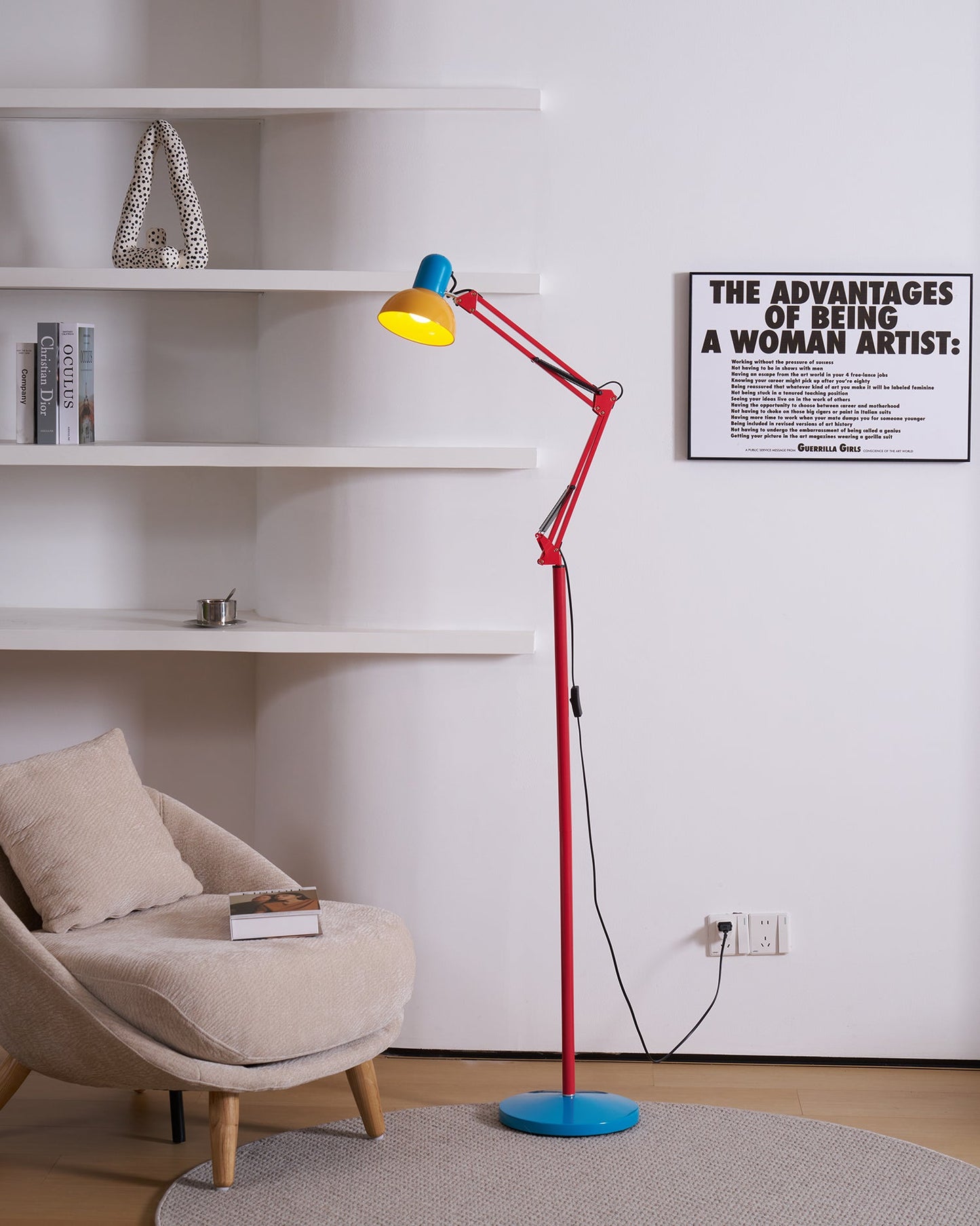 Künstlerische moderne Stehlampe