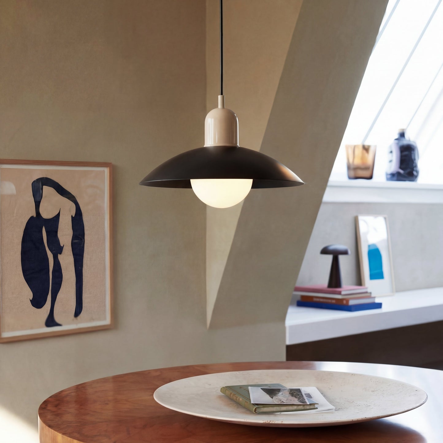 Moderne Pendelleuchte mit Farbdesign