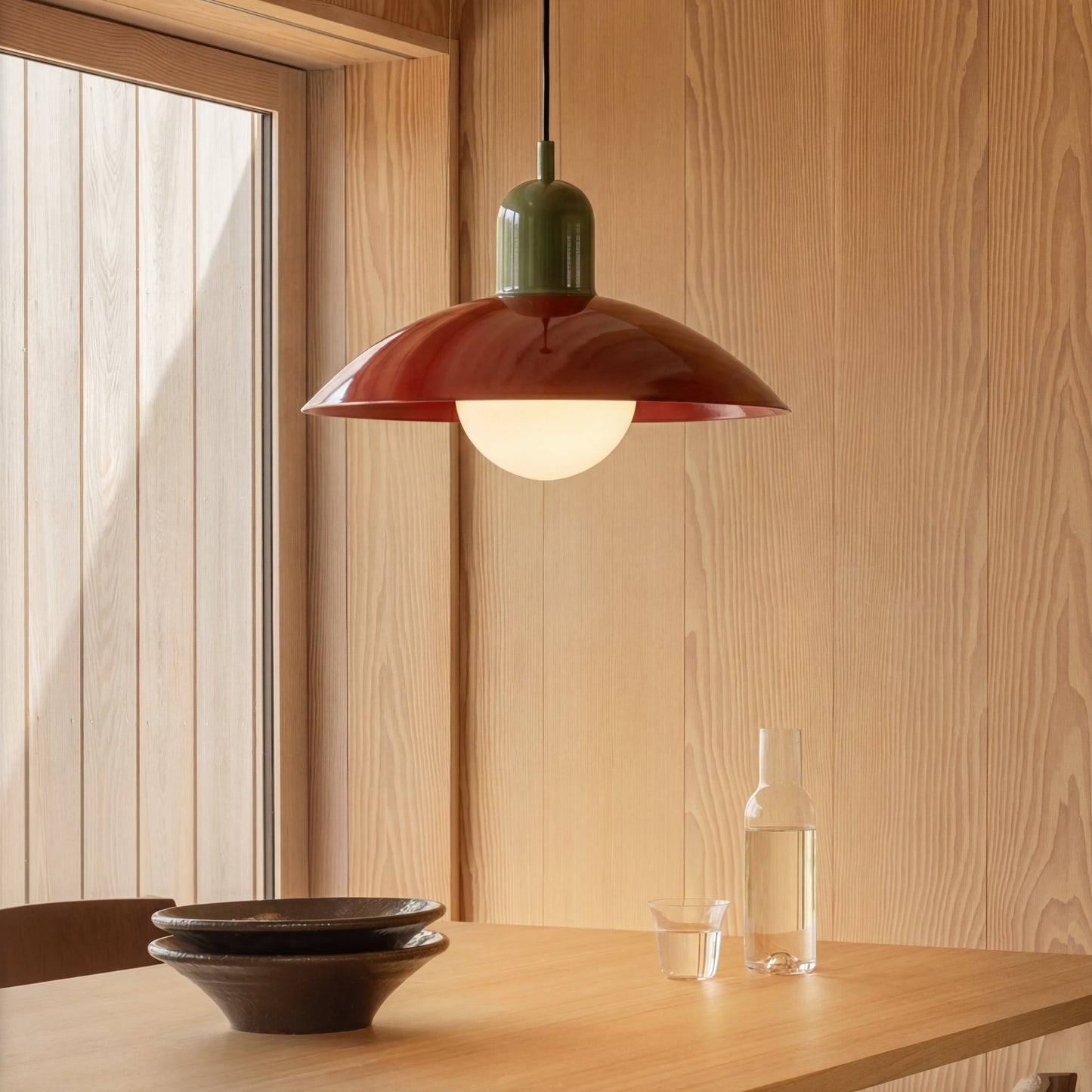 Moderne Pendelleuchte mit Farbdesign