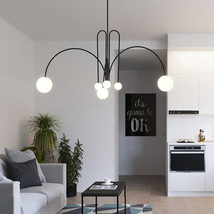Moderne Lichtkunst Deckenlampe-Aster Selection