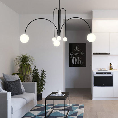 Moderne Lichtkunst Deckenlampe-Aster Selection