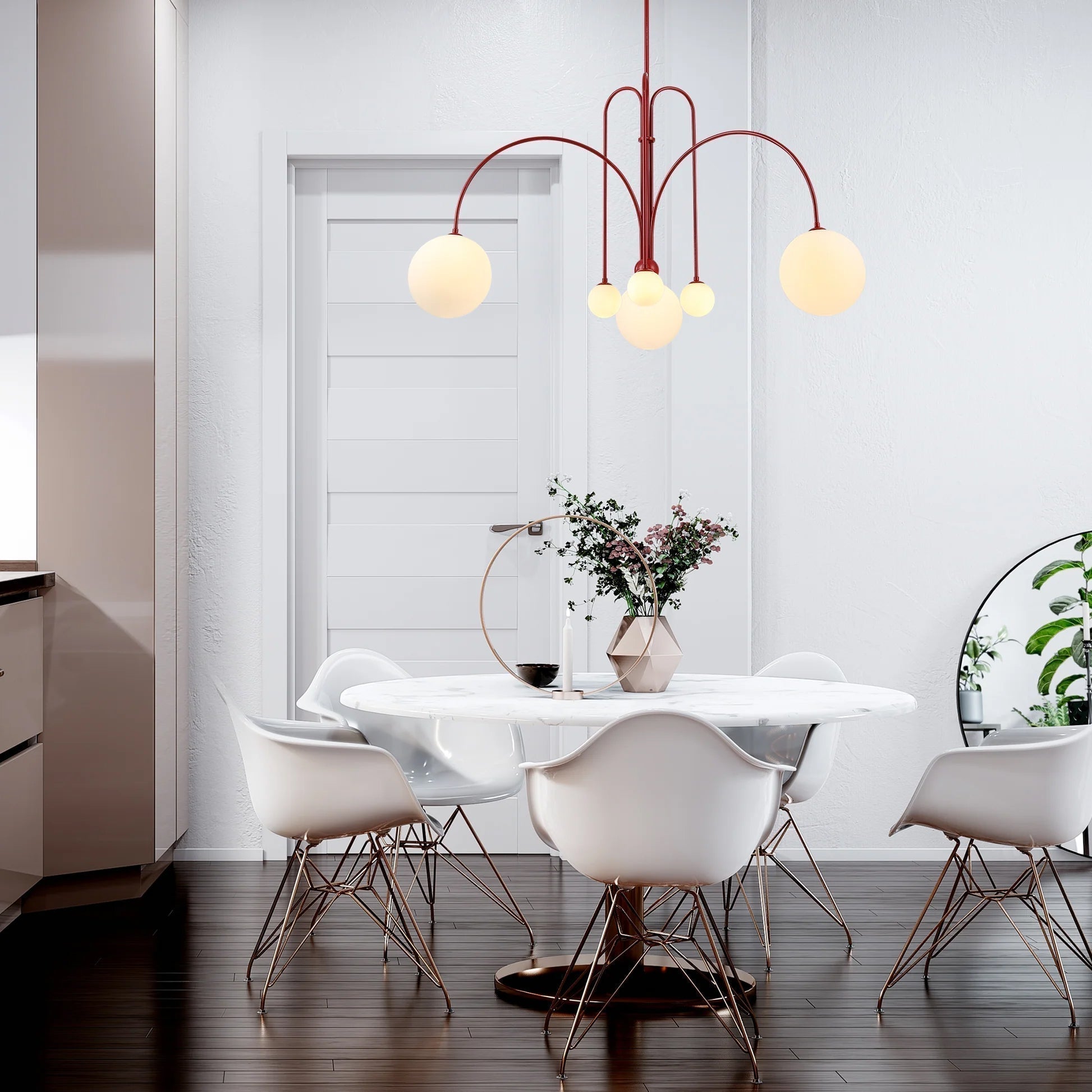 Moderne Lichtkunst Deckenlampe-Aster Selection
