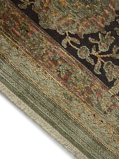 Blauer Vintage-Teppich Wohnzimmer