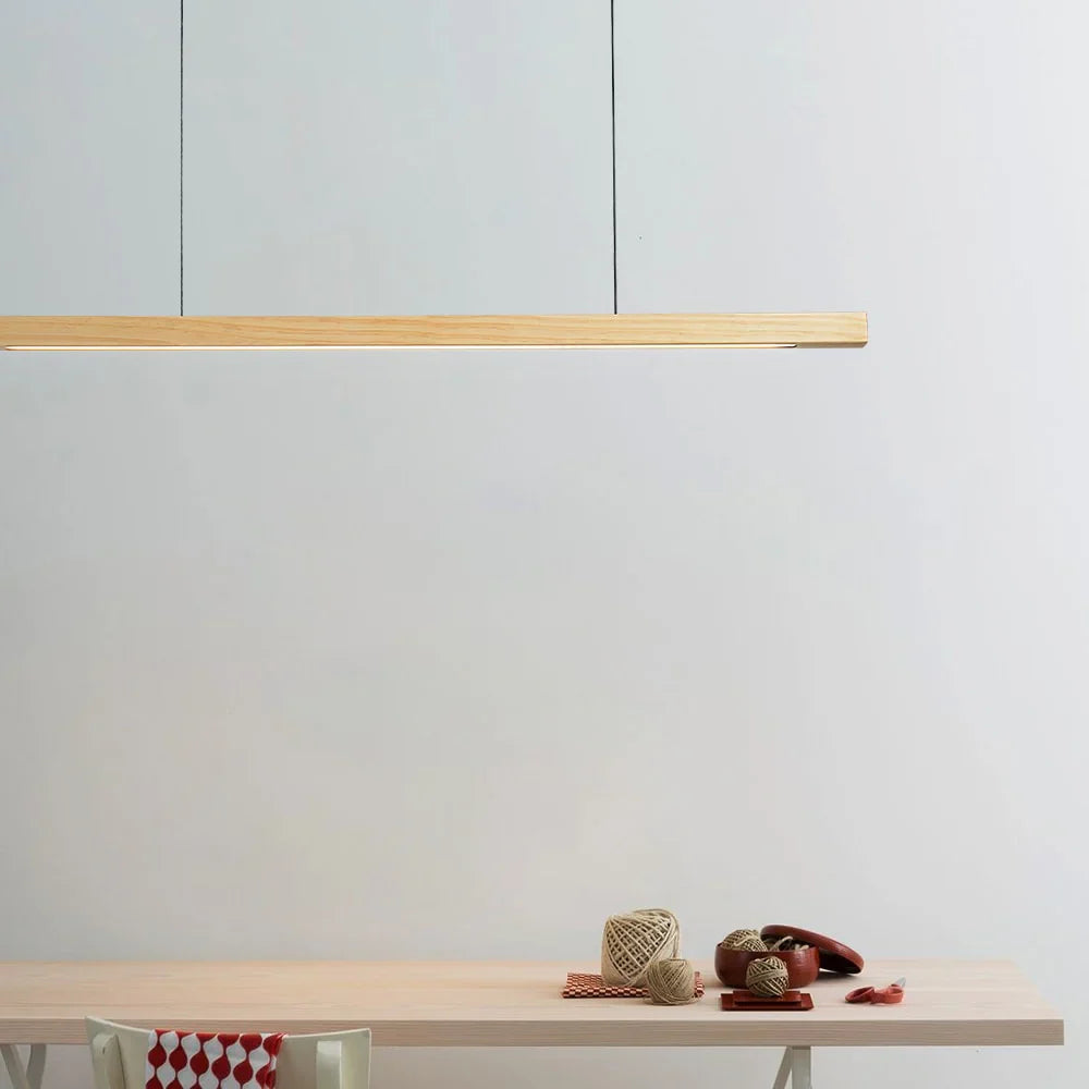 Moderne skandinavische Holz-Pendelleuchte