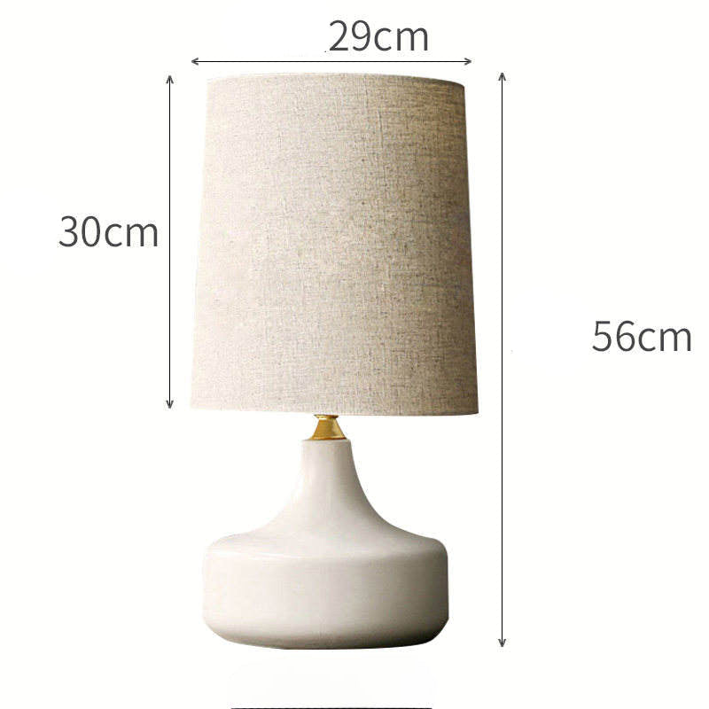 Dravena Keramik-Tischlampe im Mid-Century-Stil