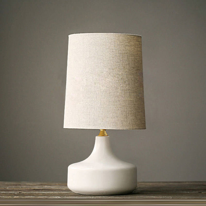 Dravena Keramik-Tischlampe im Mid-Century-Stil