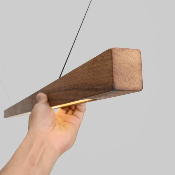 Moderne skandinavische Holz-Pendelleuchte