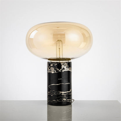 Yorlan Marmor-Tischlampe im Mid-Century-Stil