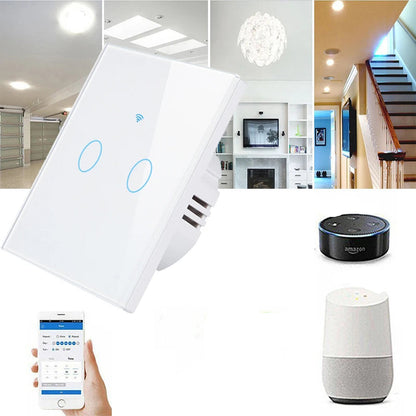 Luvexa minimalistischer Smart-Touch-Schalter aus Glas und PC
